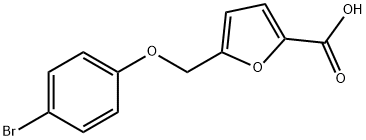 5-(4-BROMO-PHENOXYMETHYL)-FURAN-2-CARBOXYLIC ACID Struktur