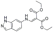 DIETHYL 2-[(1H-INDAZOL-6-YLAMINO)METHYLENE]MALONATE Struktur