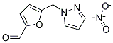 5-(3-NITRO-PYRAZOL-1-YLMETHYL)-FURAN-2-CARBALDEHYDE Struktur