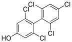 2,2',4',6,6'-PENTACHLORO-4-BIPHENYLOL Struktur