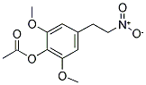 1-(4-ACETOXY-3,5-DIMETHOXYPHENYL)-2-NITROETHANE Struktur