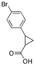 2-(4-BROMOPHENYL)CYCLOPROPANECARBOXYLIC ACID Struktur