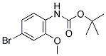 4-BROMO-2-METHOXY-N-BOC-ANILINE Struktur