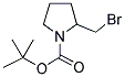 2-BROMOMETHYL-PYRROLIDINE-1-CARBOXYLIC ACID TERT-BUTYL ESTER Struktur