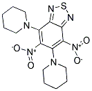 4,6-DINITRO-5,7-DIPIPERIDIN-1-YL-2,1,3-BENZOTHIADIAZOLE Struktur