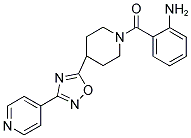 2-(AMINOBENZOYL)-4-[3-(PYRIDIN-4-YL)-1,2,4-OXADIAZOL-5-YL]PIPERIDINE Struktur