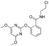 N-(2-CHLOROETHYL)-2-[(4,6-DIMETHOXYPYRIMIDIN-2-YL)OXY]BENZAMIDE Struktur