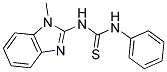 1-(1-METHYL-1H-BENZOIMIDAZOL-2-YL)-3-PHENYL-THIOUREA Struktur