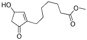 METHYL 7-(3-HYDROXY-5-OXO-CYCLOPENT-1-ENE)HEPTANOATE Struktur