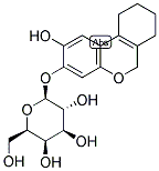 3,4-CYCLOHEXENOESCULETIN-BETA-D-GALACTOPYRANOSIDE Struktur