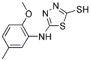 5-(2-METHOXY-5-METHYL-PHENYLAMINO)-[1,3,4]THIADIAZOLE-2-THIOL Struktur