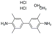 3,3',5,5'-TETRAMETHYLBENZIDINE DIHYDROCHLORIDE DIHYDRATE Struktur