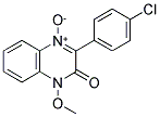 3-(4-CHLOROPHENYL)-1-METHOXYQUINOXALIN-2(1H)-ONE 4-OXIDE Struktur