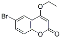 6-BROMO-4-ETHOXYCOUMARIN Struktur