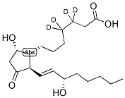 9ALPHA, 15S-DIHYDROXY-11-OXO-PROST-13E-EN-1-OIC-3,3,4,4-D4 ACID Struktur