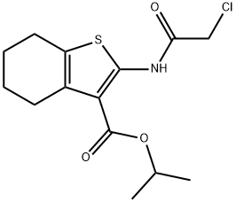 2-(2-CHLORO-ACETYLAMINO)-4,5,6,7-TETRAHYDRO-BENZO[B]THIOPHENE-3-CARBOXYLIC ACID ISOPROPYL ESTER price.