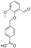 4-[(2-FORMYL-6-METHOXYPHENOXY)METHYL]BENZOIC ACID Struktur