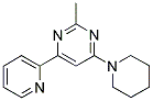 2-METHYL-4-PIPERIDIN-1-YL-6-PYRIDIN-2-YLPYRIMIDINE Struktur