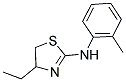 (4-ETHYL-4,5-DIHYDRO-THIAZOL-2-YL)-O-TOLYL-AMINE Struktur