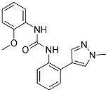 N-(2-METHOXYPHENYL)-N'-[2-(1-METHYL-1H-PYRAZOL-4-YL)PHENYL]UREA Struktur