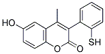 6-HYDROXY-4-METHYL-3-(2-THIOPHENYL)COUMARIN Struktur