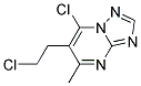 7-CHLORO-6-(2-CHLOROETHYL)-5-METHYL[1,2,4]TRIAZOLO[1,5-A]PYRIMIDINE Struktur