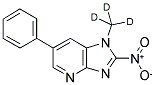 1-METHYL-D3-2-NITRO-6-PHENYLIMIDAZO[4,5-B]PYRIDINE Struktur