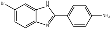 4-(5-BROMO-1 H-BENZOIMIDAZOL-2-YL)-PHENYLAMINE Struktur