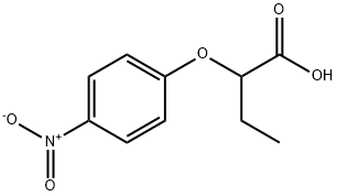 2-(4-NITROPHENOXY)BUTANOIC ACID Struktur