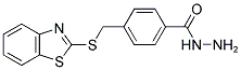 4-(BENZOTHIAZOL-2-YLSULFANYLMETHYL)-BENZOIC ACID HYDRAZIDE Struktur