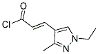 3-(1-ETHYL-3-METHYL-1H-PYRAZOL-4-YL)-ACRYLOYL CHLORIDE Struktur