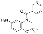 (6-AMINO-2,2-DIMETHYL-2,3-DIHYDRO-BENZO[1,4]OXAZIN-4-YL)-PYRIDIN-3-YL-METHANONE Struktur