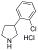 3-(2-CHLORO-PHENYL) PYRROLIDINE HCL Struktur