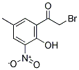 2-BROMO-1-(2-HYDROXY-5-METHYL-3-NITROPHENYL)ETHANONE Struktur