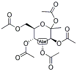 2,3,4,5,7-PENTA-O-ACETYL-1-DEOXY-D-ALTRO-HEPTULOPYRANOSE Struktur