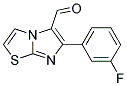 6-(3-FLUORO-PHENYL)-IMIDAZO[2,1-B]THIAZOLE-5-CARBALDEHYDE Struktur