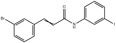 3-(3-BROMOPHENYL)-N-(3-IODOPHENYL)ACRYLAMIDE Struktur