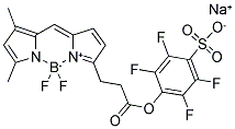 BODIPY(R) FL, STP ESTER, SODIUM SALT Struktur