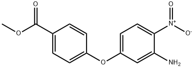 METHYL 4-(3-AMINO-4-NITROPHENOXY)BENZENECARBOXYLATE Struktur