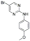 (5-BROMO-PYRIMIDIN-2-YL)-(4-METHOXY-PHENYL)-AMINE Struktur