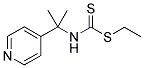 N-[DIMETHYL-(PYRIDIN-4-YL)METHYL]DITHIOCARBAMIC ACID, S-ETHYL ESTER Struktur