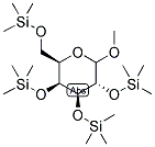 METHYL-2,3,4,6-TETRA(TRIMETHYLSILYL)-GALACTOSIDE Struktur