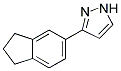 3-(2,3-DIHYDRO-1H-INDEN-5-YL)-1H-PYRAZOLE Struktur