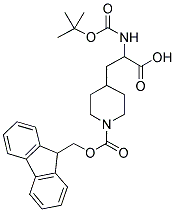 4-(2-TERT-BUTOXYCARBONYLAMINO-2-CARBOXY-ETHYL)-PIPERIDINE-1-CARBOXYLIC ACID 9H-FLUOREN-9-YLMETHYL ESTER|