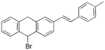 10-BROMO-2-[2-(4-METHYLPHENYL)VINYL]-9,10-DIHYDROANTHRACENE Struktur