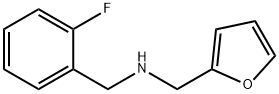 (2-FLUORO-BENZYL)-FURAN-2-YLMETHYL-AMINE Struktur