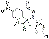 DIMETHYL 2-[(2-CHLORO-1,3-THIAZOL-5-YL)METHYL]-2-(2,4-DINITROPHENYL)MALONATE Struktur