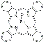 TIN(IV) PHTHALOCYANINE OXIDE Struktur