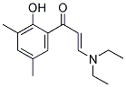 (E)-3-(DIETHYLAMINO)-1-(2-HYDROXY-3,5-DIMETHYLPHENYL)PROP-2-EN-1-ONE Struktur