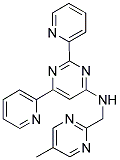 N-[(5-METHYLPYRIMIDIN-2-YL)METHYL]-2,6-DIPYRIDIN-2-YLPYRIMIDIN-4-AMINE Struktur